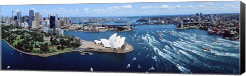 Framed Australia, Sydney, aerial Print