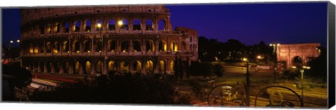 Framed Italy, Rome, Colosseum Print