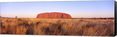 Framed Ayers Rock, Uluru-Kata Tjuta National Park, Australia Print