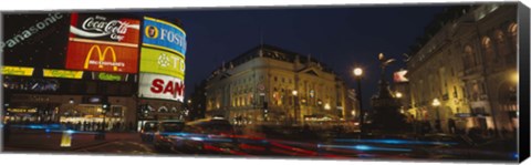 Framed Piccadilly Circus, London, England, United Kingdom Print