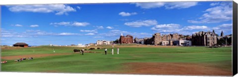 Framed Golf Course, St Andrews, Scotland, United Kingdom Print