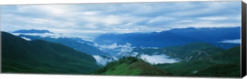 Framed China, Sichuan, Cloud Forest Print