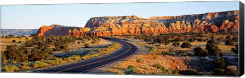 Framed Route 84 NM USA Print