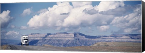 Framed Interstate 70, Green River, Utah Print