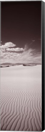 Framed Pattern in Dunes, White Sands, New Mexico Print