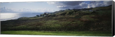 Framed Clouds over a landscape, Isle Of Skye, Scotland Print