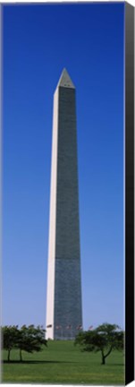 Framed Low angle view of the Washington Monument, Washington DC, USA Print