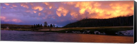 Framed Firehole River Yellowstone National Park WY USA Print