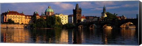 Framed Charles Bridge, Prague Czech Republic Print