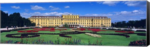Framed Schonbrunn Palace, Gardens, Vienna, Austria Print