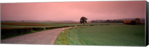 Framed Switzerland, country road Print