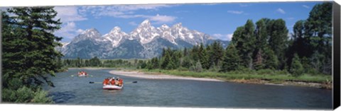 Framed Rafters Grand Teton National Park WY USA Print