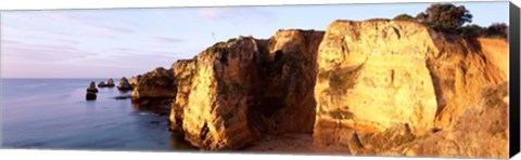 Framed Portugal, Algarve Region, coastline Print