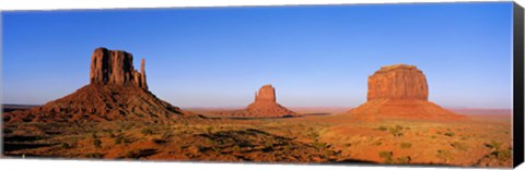 Framed Monument Valley Tribal Park, Navajo Reservation, Arizona, USA Print