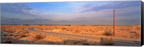 Framed Road Desert Springs CA Print