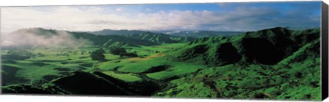 Framed Farmland Taranaki New Zealand Print