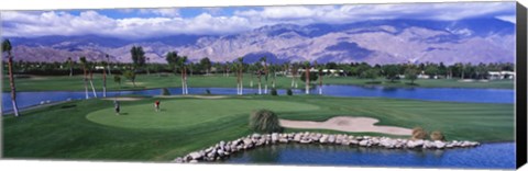 Framed Golf Course, Palm Springs, California, USA Print