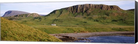 Framed Trotternish Peninsula, Isle Of Skye, Scotland, United Kingdom Print