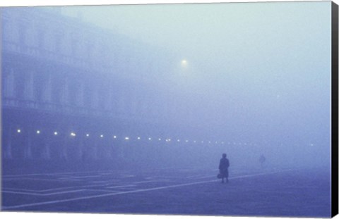 Framed Foggy Venice Italy Print