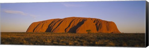 Framed Ayers Rock, Uluru-Kata Tjuta National Park, Northern Territory, Australia Print