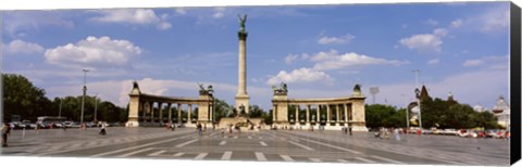 Framed Hero Square, Budapest, Hungary Print