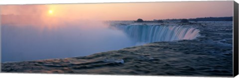 Framed Sunrise Horseshoe Falls Niagara Falls NY USA Print