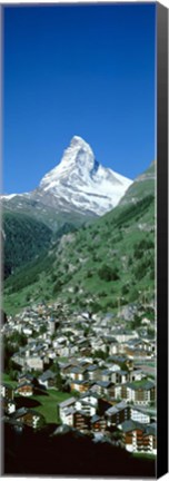Framed Zermatt, Switzerland (vertical) Print