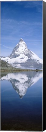 Framed Matterhorn, Zermatt, Switzerland (vertical) Print