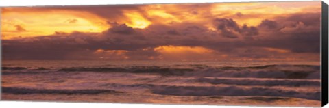 Framed Clouds over the ocean, Pacific Ocean, California, USA Print