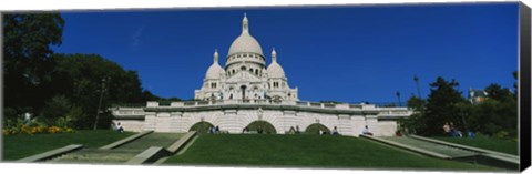 Framed Facade of a basilica, Basilique Du Sacre Coeur, Paris, France Print