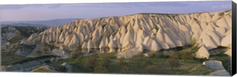 Framed Hills on a landscape, Cappadocia, Turkey Print