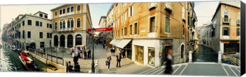 Framed Venice, Italy Street Scene Print