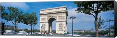 Framed France, Paris, Arc de Triomphe (day) Print