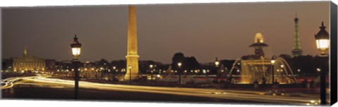 Framed Place de la Concorde Paris France Print