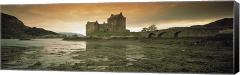 Framed Eilean Donan Castle at dusk, Scotland Print