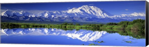 Framed Alaska Range, Denali National Park, Alaska, USA Print