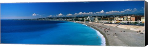 Framed Mediterranean Sea French Riviera Nice France Print