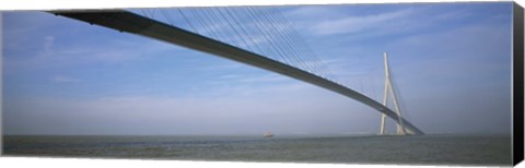 Framed Pont de Normandy Normandy France Print