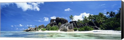 Framed La Digue Seychelles Print