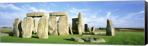 Framed Stonehenge, Wiltshire, England, United Kingdom Print