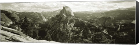 Framed USA, California, Yosemite National Park, Half Dome Print