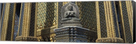 Framed Emerald Buddha, Wat Phra Keo, Bangkok, Thailand Print