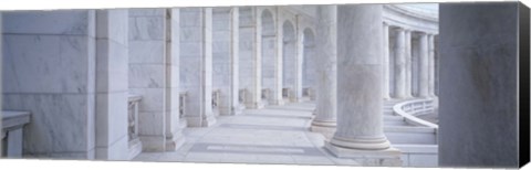 Framed Columns of a government building, Arlington, Arlington County, Virginia, USA Print