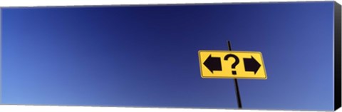 Framed Highway Sign Print