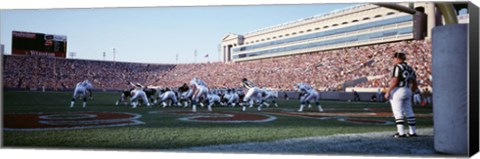 Framed Football Game, Soldier Field, Chicago, Illinois, USA Print