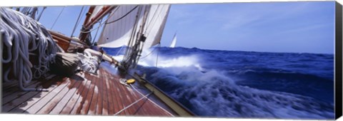 Framed Yacht Race Print