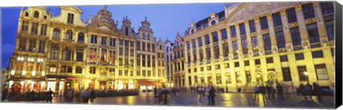 Framed Grand Place, Brussels, Belgium Print