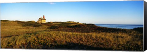 Framed Block Island Lighthouse Rhode Island USA Print