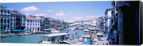 Framed Rialto and Grand Canal Venice Italy Print