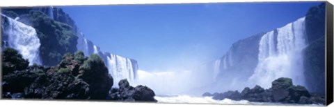 Framed Iguacu Falls, Parana, Brazil Print